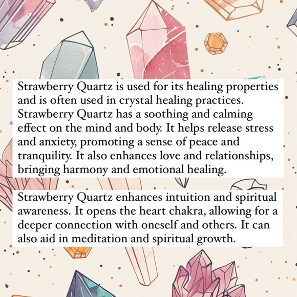 Strawberry Quartz And Amethyst Bracelet 6mm - Picture 6 of 8